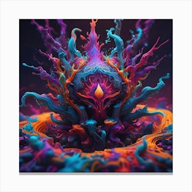 Psychedelic Art 4 Canvas Print