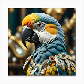 Jewelled Parrot 8 Canvas Print