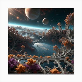 In The Middle Of A Fractal Universe 13 Canvas Print
