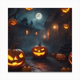 Halloween Pumpkins 5 Canvas Print