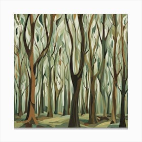 Forest Of Trees 3 Canvas Print