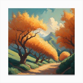 Autumn Trees 2 Canvas Print