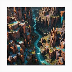 Fantasy Landscape 1 Canvas Print