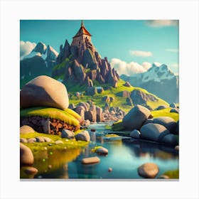 Mountain Landscape 5 Canvas Print