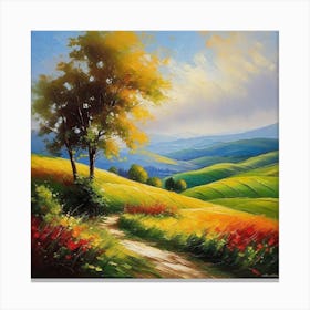 Landscape Painting 127 Canvas Print