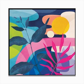 Sunrise Garden 3 Canvas Print