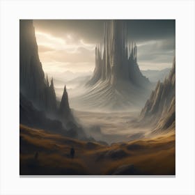 Desert Landscape 43 Canvas Print