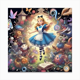 Alice In Wonderland 1 Toile