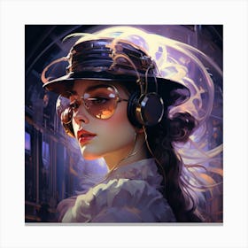 Steampunk Girl 28 Canvas Print