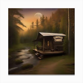 BACKWOODS MOONSHINE Canvas Print