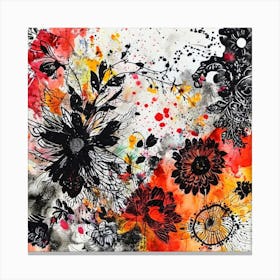 Abstract Floral Painting, Abstract Floral Painting Canvas Print