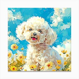 Poodle Painting 1 Canvas Print