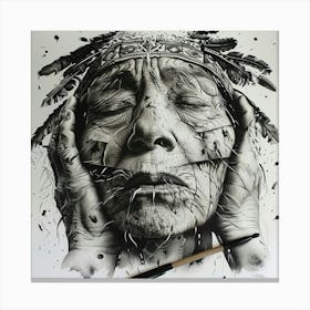 Indian Head Canvas Print