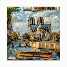 Notre Dame Paris Canvas Print