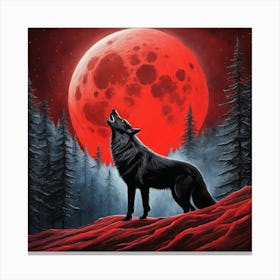 Howling Wolf 3 Canvas Print