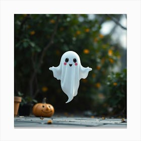 Halloween Ghost Canvas Print