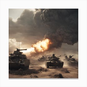 World Of Tanks Canvas Print