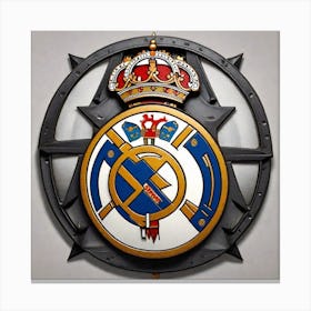 Real Madrid Emblem Canvas Print