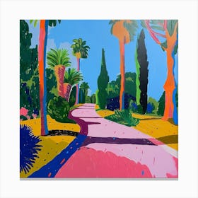 Abstract Park Collection Maria Luisa Park Seville Spain 2 Canvas Print