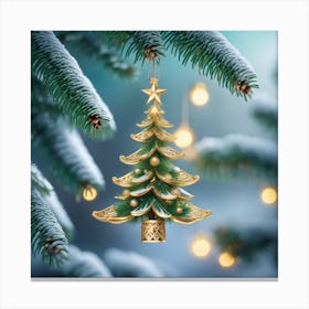 Christmas Tree Ornament Canvas Print