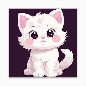 cute kitten 1 Canvas Print