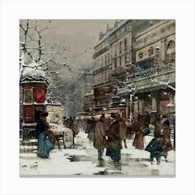 Cities Paris 15 Canvas Print