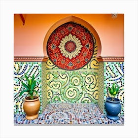 Doorway In Morocco Canvas Print