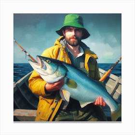 Proud Irish Fisherman Canvas Print