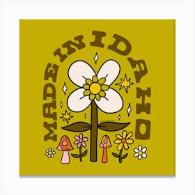 Made In Idaho Canvas Print