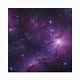 Purple Nebula 2 Canvas Print