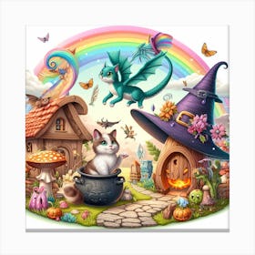 Witches And Wizards Canvas Print