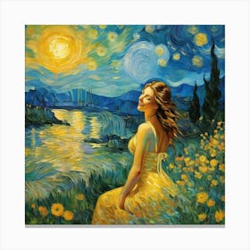 Starry Nightdyhh Canvas Print