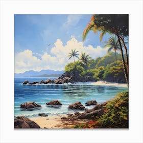 Caribbean Colors on Canvas Canvas Print