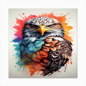 Colorful Eagle 1 Canvas Print