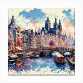 Amsterdam 3 Canvas Print