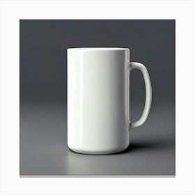 Mock Up Mug Blank Plain Ceramic Customizable Unadorned Empty Clean Simple Minimalist Mo (20) Canvas Print