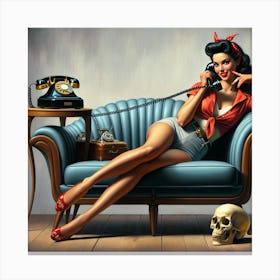 Pin-up#33 Canvas Print