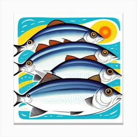 Four Fish Canvas Print