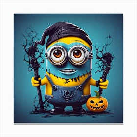 Minion Halloween 3 Canvas Print