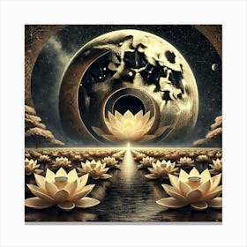 Lotus Flower 166 Canvas Print