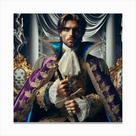 Portrait Of Royalty Canvas Print