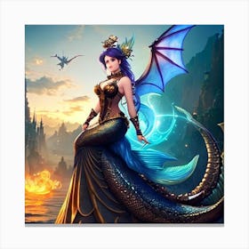 Mermaid 8 Canvas Print