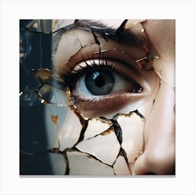 Shattered Glass Canvas Print