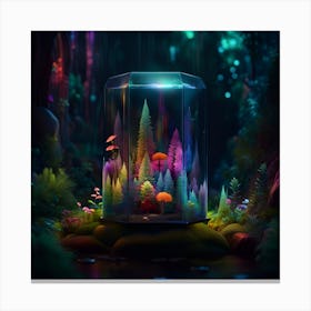 Forest In A Glass Canvas Print