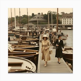 The Old Marina ~Reimagined 60 Canvas Print