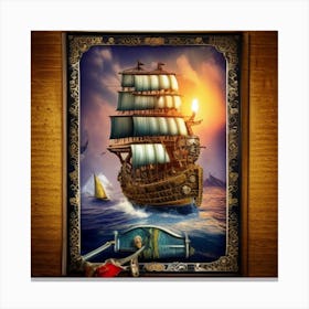 Pirate Ship 2 Canvas Print