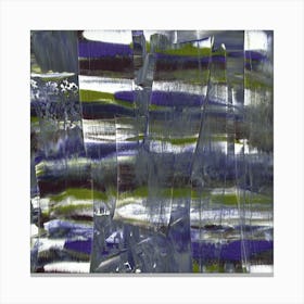 Modern Abstract - Blue Green Canvas Print