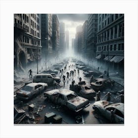 Walking Dead Canvas Print