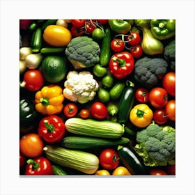 Colorful Vegetables 7 Canvas Print