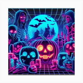 Halloween Art Canvas Print